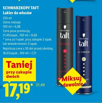 Lakier do włosów, 250ml, różne rodzaje promocja w Lidl