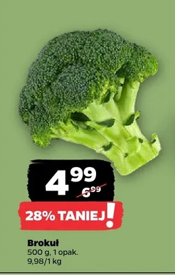 Brokuł promocja w Netto