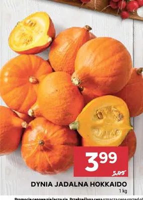Dynia jadalna Hokkaido promocja w Stokrotka