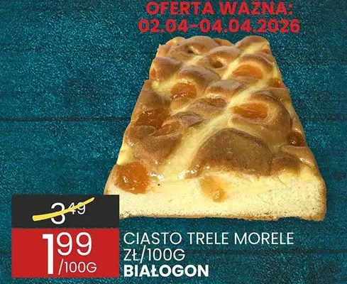 Ciasto trele morele promocja w Wafelek