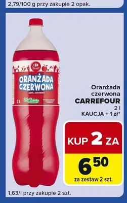 Oranżada czerwona CARREFOUR promocja w Carrefour Express