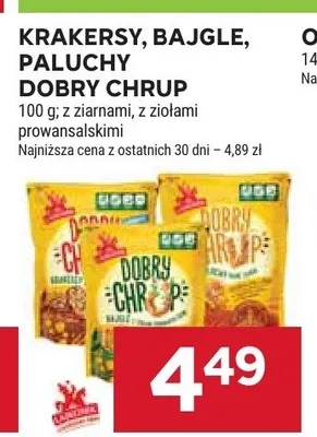 Bajgle Dobry Chrup z ziołami prowansalskimi promocja w Stokrotka