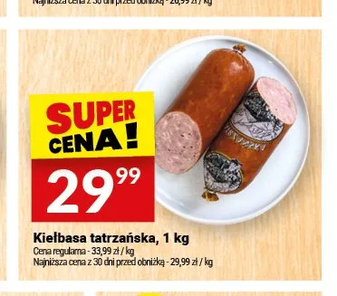 Kiełbasa tatrzańska Białecki Wędzarnia promocja w Twój Market