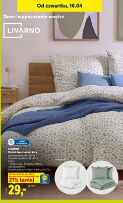 Pościel dwustronna z kory promocja w Lidl