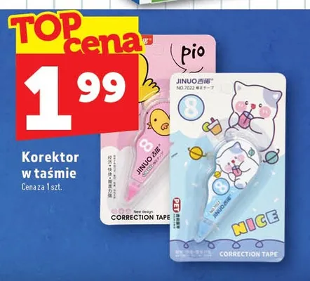 Korektor w taśmie Pio promocja w TOPAZ