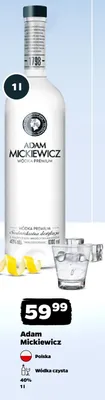 Wódka czysta Adam Mickiewicz premium promocja w Netto