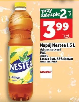 Napój Nestea promocja w TOPAZ
