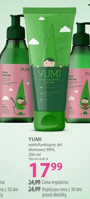 Żel YUMI wielofunkcyjny aloesowy promocja w Hebe