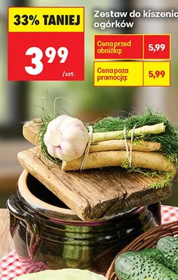 Zestaw do kiszenia ogórków promocja w Biedronka