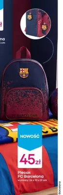 Plecak FC Barcelona promocja w Pepco