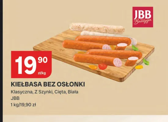 Kiełbasa bez osłonki cięta JBB promocja w Chorten