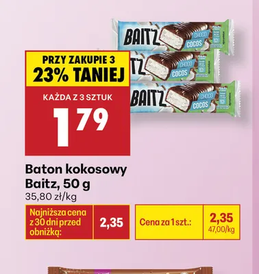 Baton kokosowy Baitz promocja w Biedronka