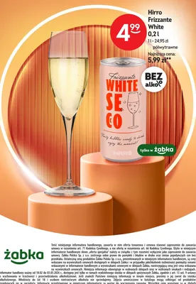 Frizzante White Secco promocja w Żabka