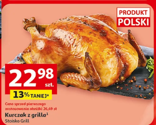 Kurczak z grilla promocja w Auchan