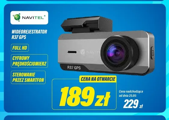 Wideorejestrator NAVITEL R37 GPS promocja w RTV EURO AGD