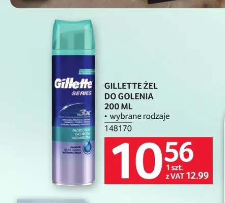 Żel do golenia Gillette Series promocja w Selgros
