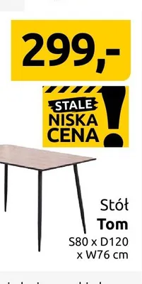 Stół Tom promocja w Black Red White