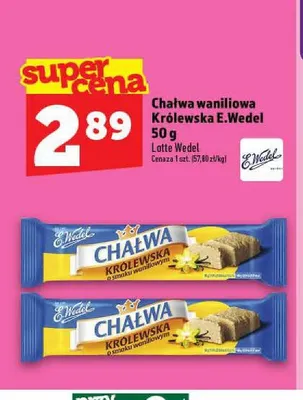 Chałwa waniliowa Królewska E.Wedel promocja w TOPAZ