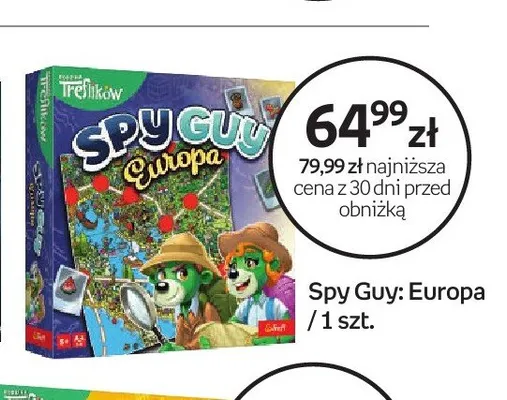 Gra planszowa Spy Guy: Europa promocja w Empik
