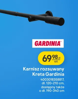Karnisz rozsuwany Kreta promocja w Castorama