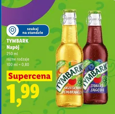 Napój Tymbark jabłko-jagoda promocja w Lidl