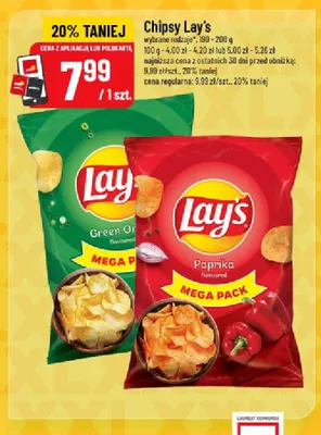 Chipsy Lay's Paprika promocja w POLOmarket