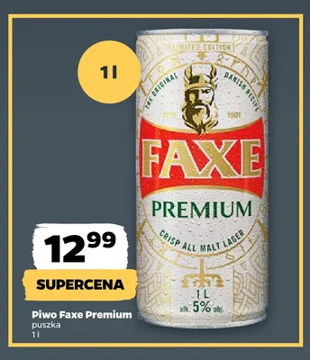 Piwo Faxe Premium promocja w Netto