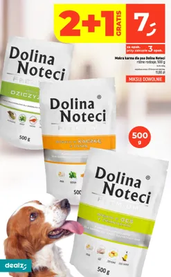 Mokra karma dla psa Dolina Noteci Premium bogata w dziczyznę promocja w Dealz
