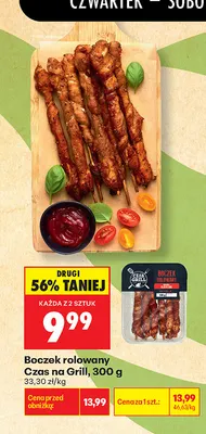 Boczek rolowany Czas na Grill promocja w Biedronka