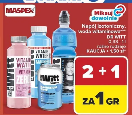 Napój izotoniczny Dr Witt promocja w Carrefour Market