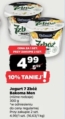 Jogurt 7 Zbóż promocja w Netto