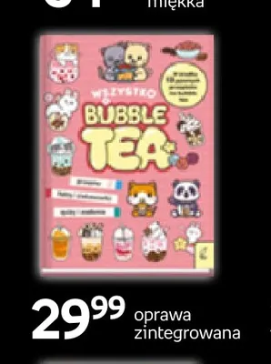 Książka Wszystko o Bubble Tea oprawa zintegrowana Wilga promocja w Empik