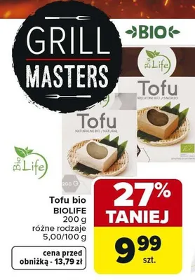 Tofu bio różne rodzaje promocja w Carrefour Market