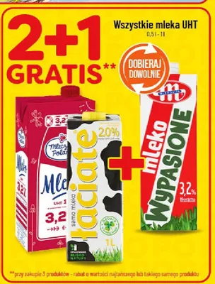 Mleko UHT promocja w POLOmarket