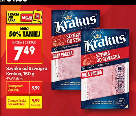 Szynka od Szwagra Krakus promocja w Biedronka