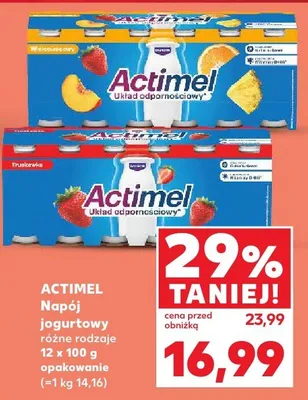 Napój jogurtowy różne rodzaje 12 x 100g opakowanie promocja w Kaufland