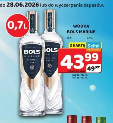 Wódka Bols Marine promocja w Delfin