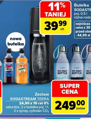 Zestaw Sodastream Terra promocja w Carrefour