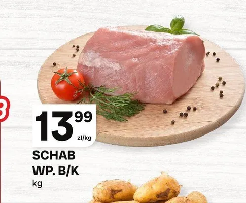 Schab wieprzowy bez kości promocja w Chorten