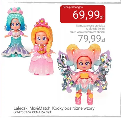 Laleczki Mix&Match Kookyloos promocja w Smyk