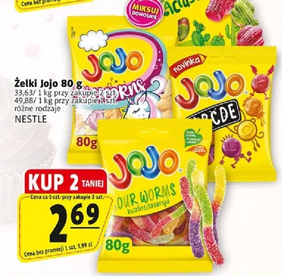 Żelki Jojo ABCDE promocja w Prim Market