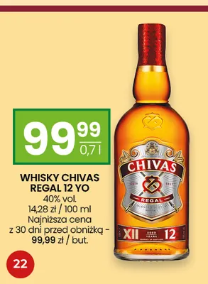 Whisky Chivas Regal 12 YO promocja w Twój Market
