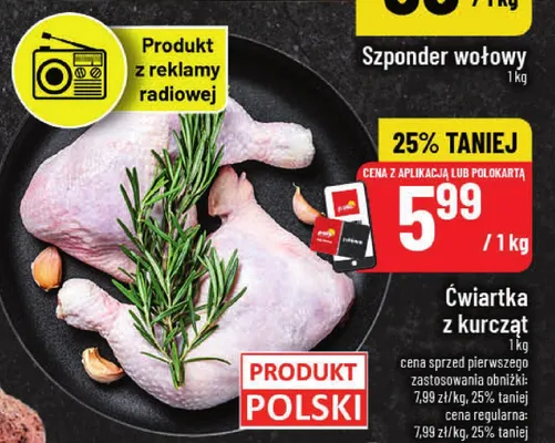 Ćwiartka z kurcząt promocja w POLOmarket