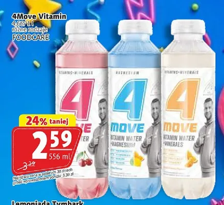 Napój 4Move Vitamin Vitamins + Minerals promocja w Prim Market