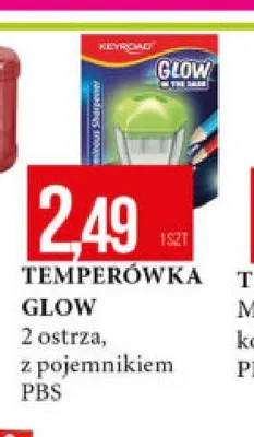 Temperówka Glow Keyroad z pojemnikiem promocja w Leclerc