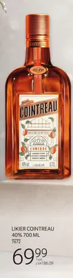 Likier Cointreau 40% 700 ML promocja w Selgros