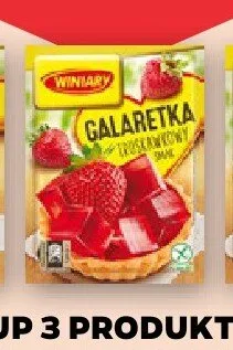 Galaretka truskawkowy smak Winiary promocja w Netto