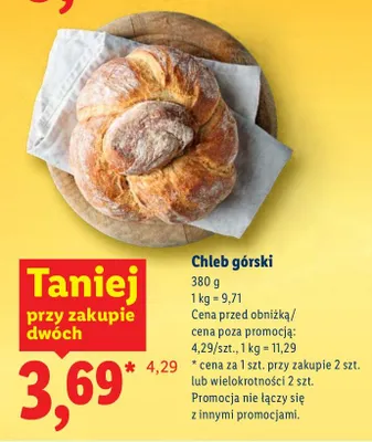 Chleb górski promocja w Lidl