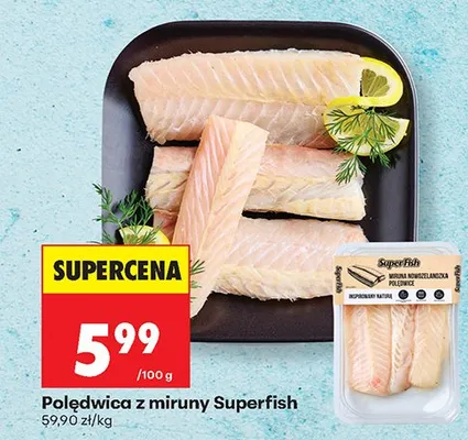 Polędwica z miruny promocja w Biedronka