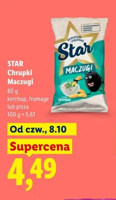 Chrupki Maczugi ketchup Star promocja w Lidl